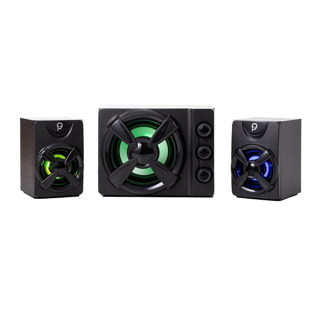 Boxe Gaming Spacer THUNDER 2.1 cu Subwoofer MDF si LED RGB - imagine 3