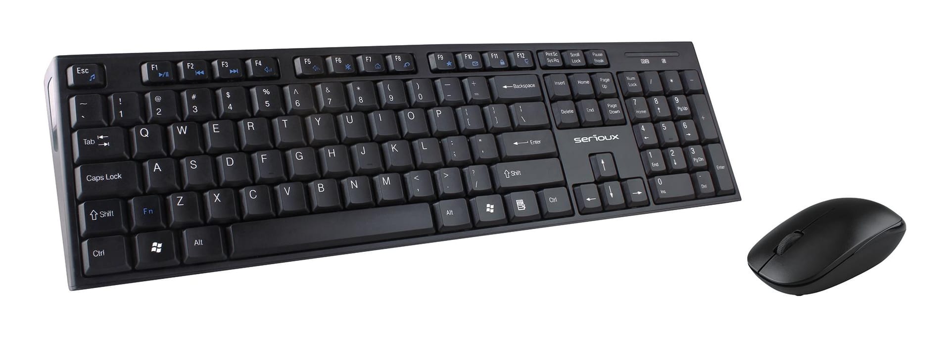 Kit Tastatură + Mouse SERIOUX NK9800WR Wireless 2.4GHz