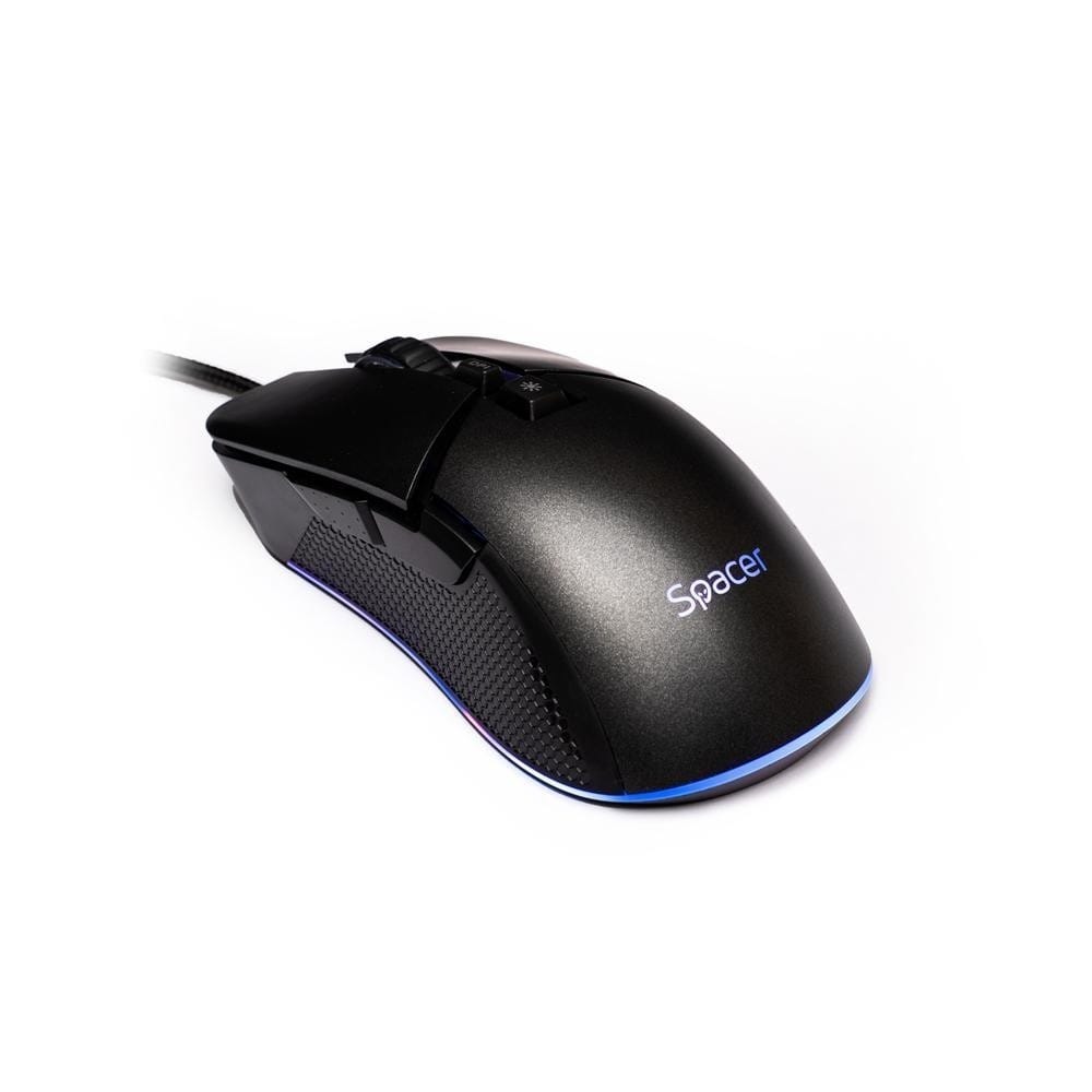 Mouse Gaming Spacer PULSAR PRO, 8000 DPI, RGB, Negru - imagine 8
