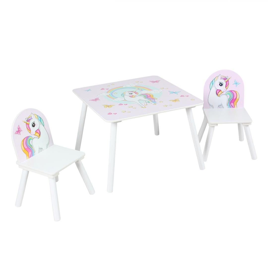 Set Birou și 2 Scaune Unicorns U-Grow - Pentru Creativitate - imagine 3