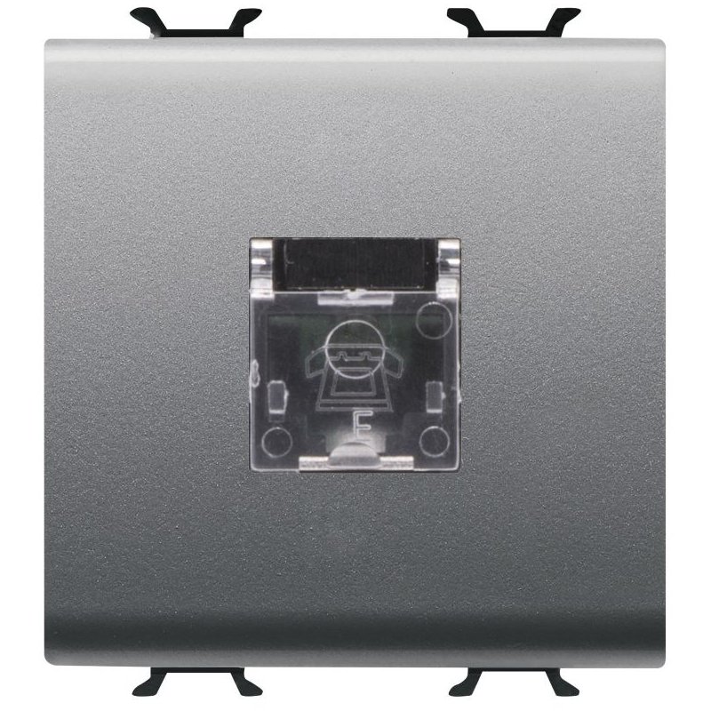 Priză Telefon RJ11 Gewiss 2 Module Titan