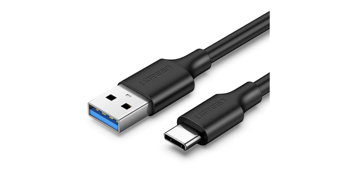 Cablu USB-C Ugreen US184 Fast Charging 5Gbps 1.5m Negru