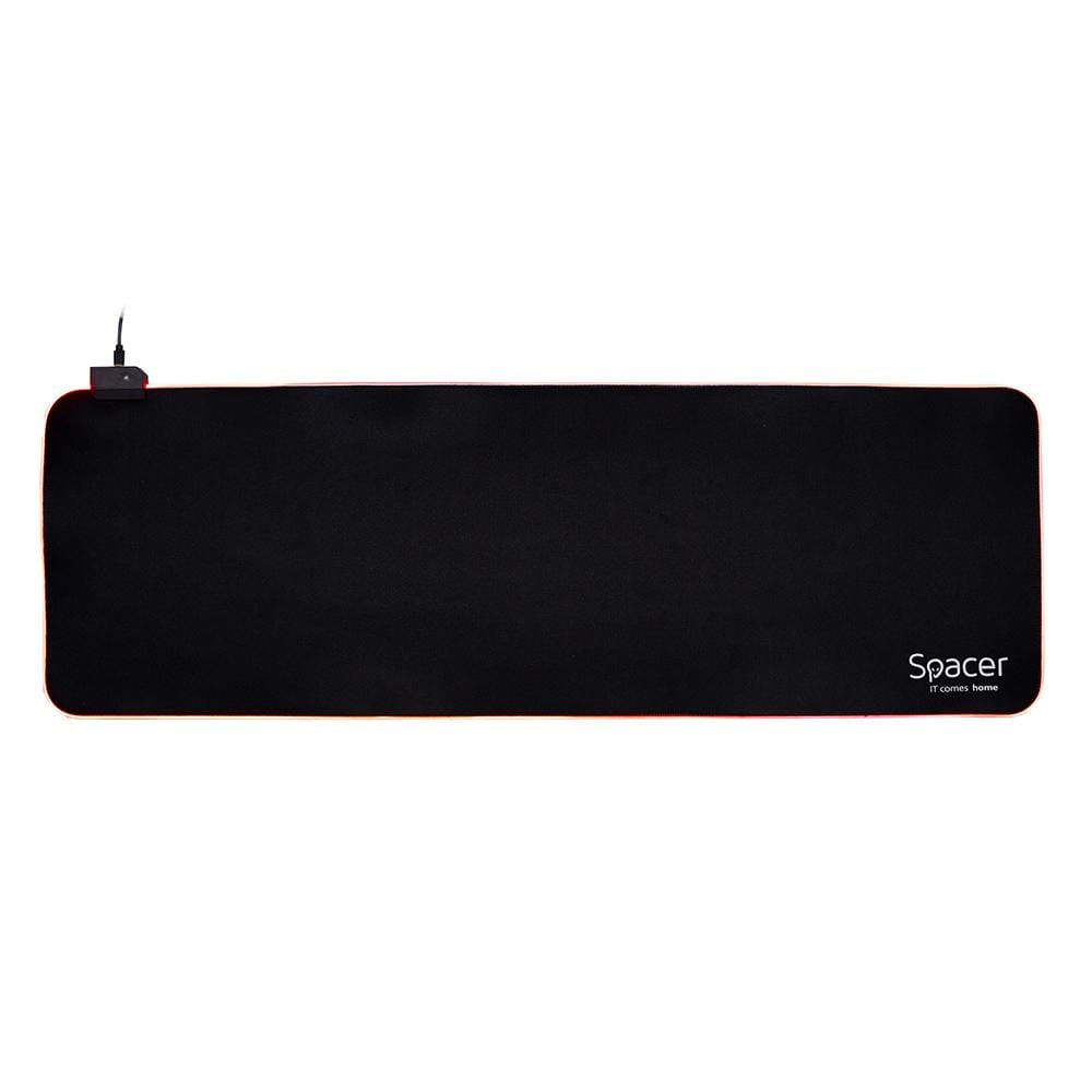 Mousepad Gaming RGB Spacer 900x300mm - Iluminare LED USB - imagine 4