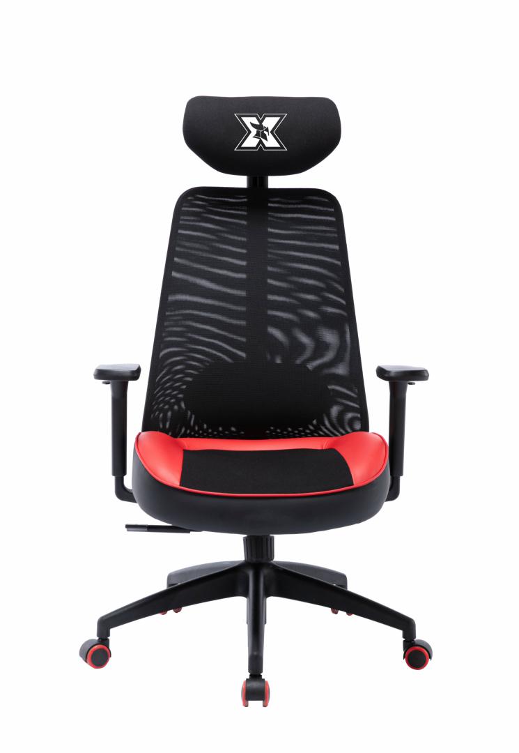 Scaun Gaming SERIOUX Kyrian Adjustabil Rosu - Pana la 150kg
