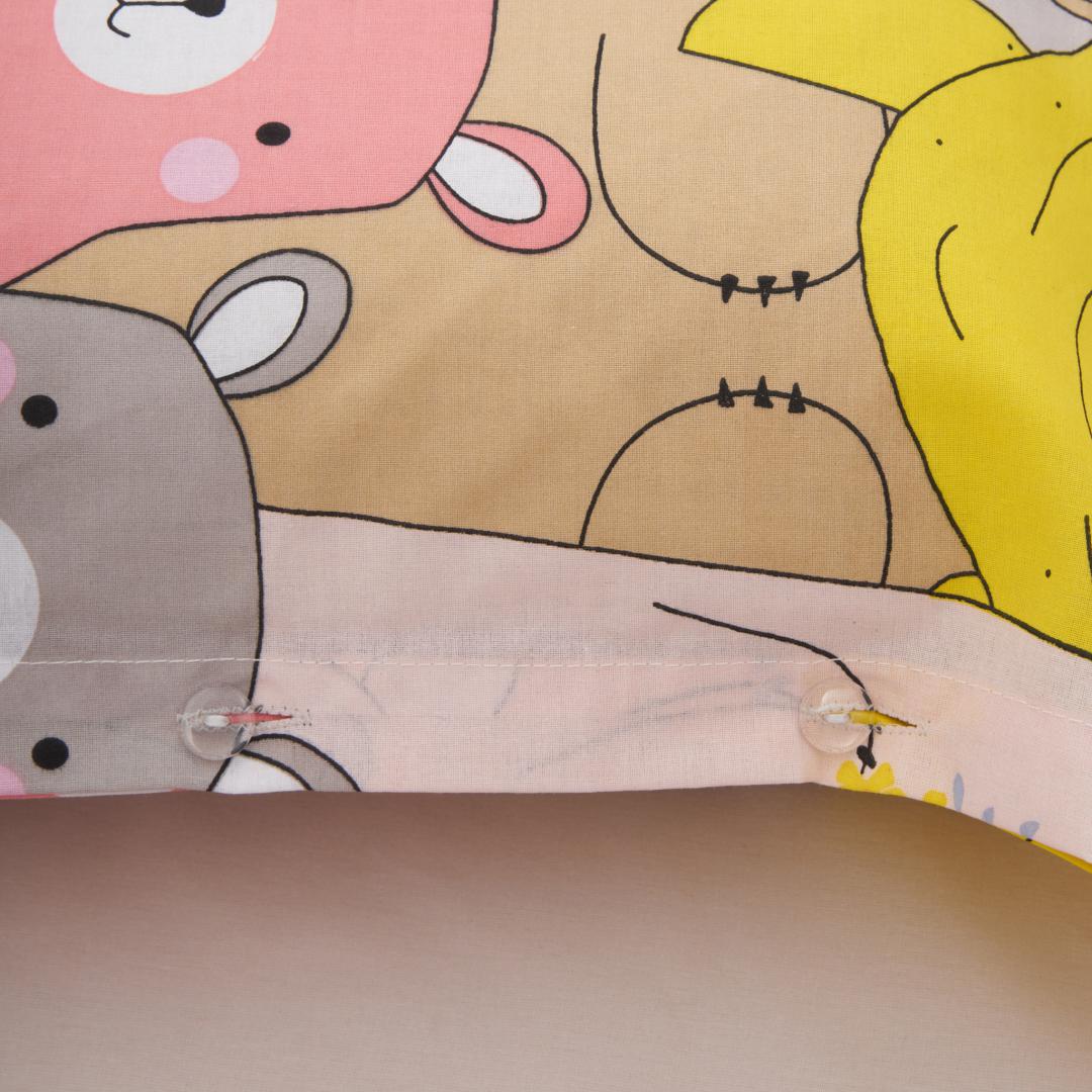 Set Lenjerie Pat Single Bumbac Animals | Generic - imagine 6