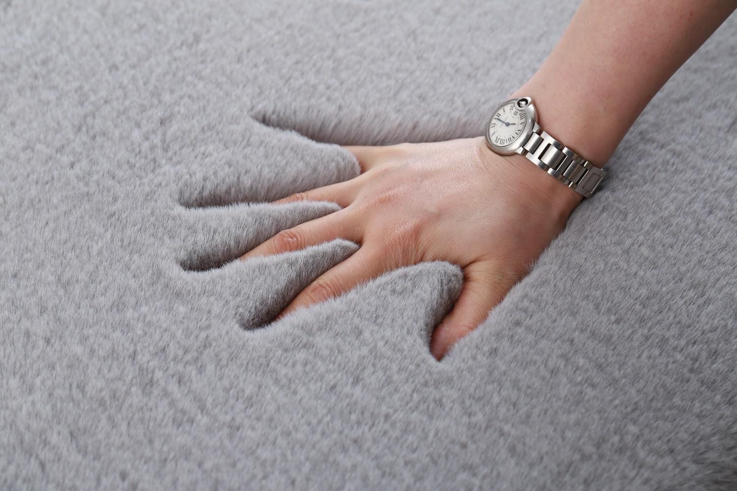 Covor HEINNER Shaggy Soft Blanita 200x300 cm Gri - Moale - imagine 6