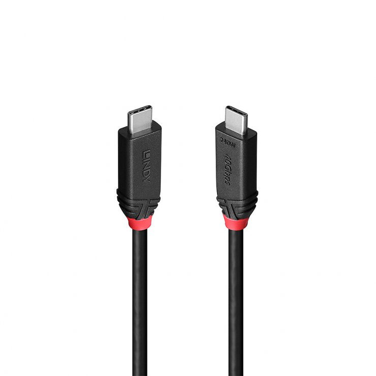 Cablu USB4 Type C 240W 0.5m Lindy L37000