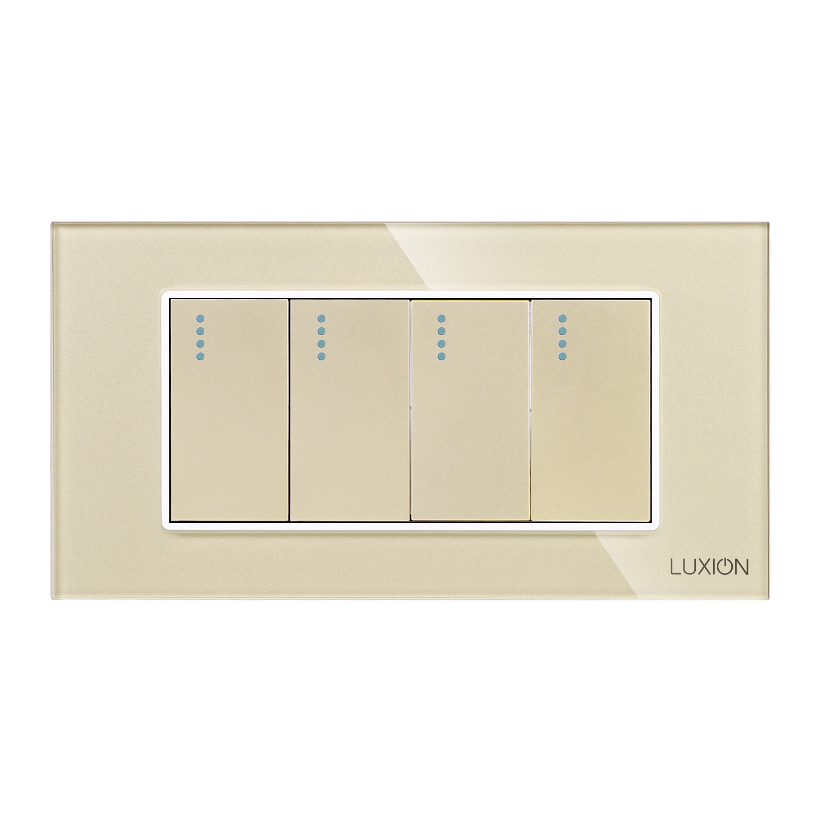 Intrerupator Cvadruplu LUXION Sticla, Italian - imagine 10