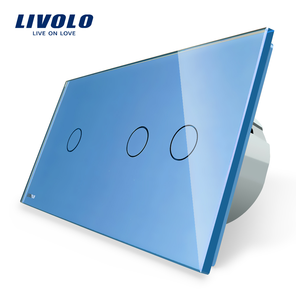 Intrerupator Touch Livolo Sticla Simplu si Dublu - imagine 13