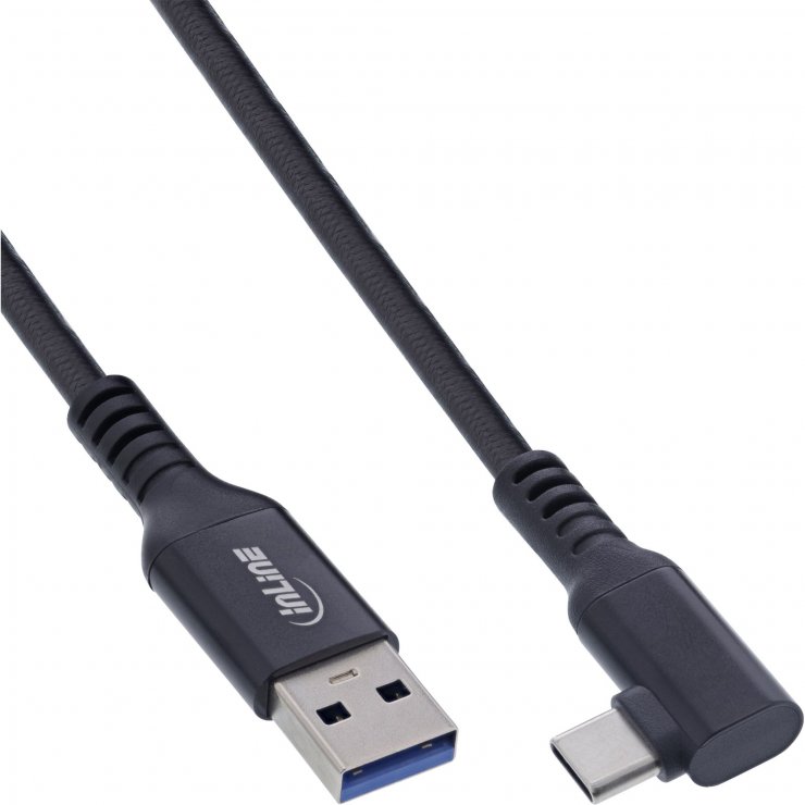 Cablu USB 3.2 C la A 5m InLine Negru