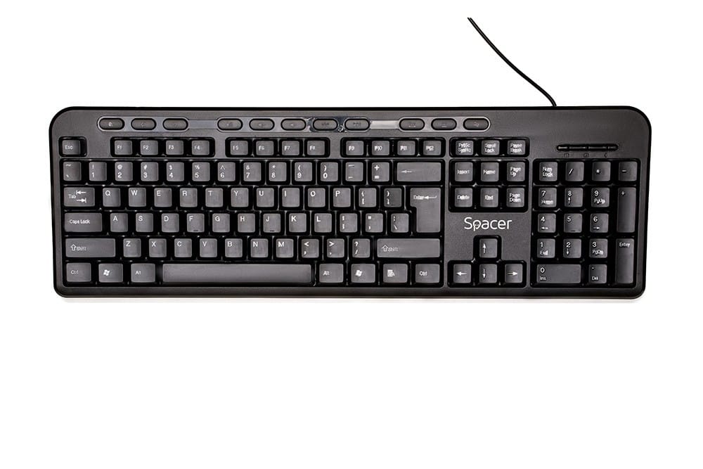 Tastatura Spacer SPKB-169 USB Multimedia Anti-spill Negru - imagine 2