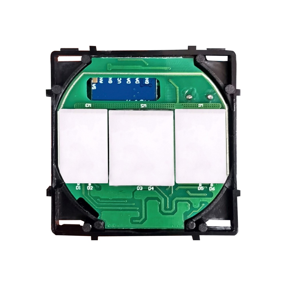 Modul Întrerupator Triplu Touch LUXION RF433, 1000W/gang - imagine 2