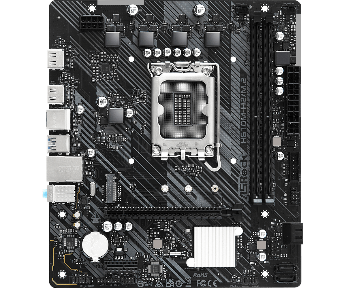 Placă de Bază ASROCK H610M-H2/M.2 LGA1700 mATX DDR4 - imagine 2