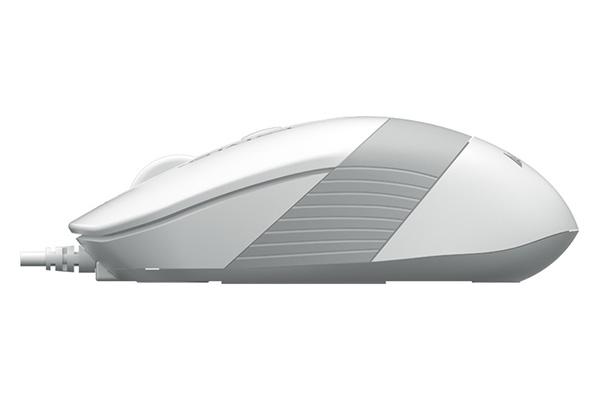 Mouse A4Tech FM10 cu fir, optic, 1200 DPI - Alb/Gri - imagine 5