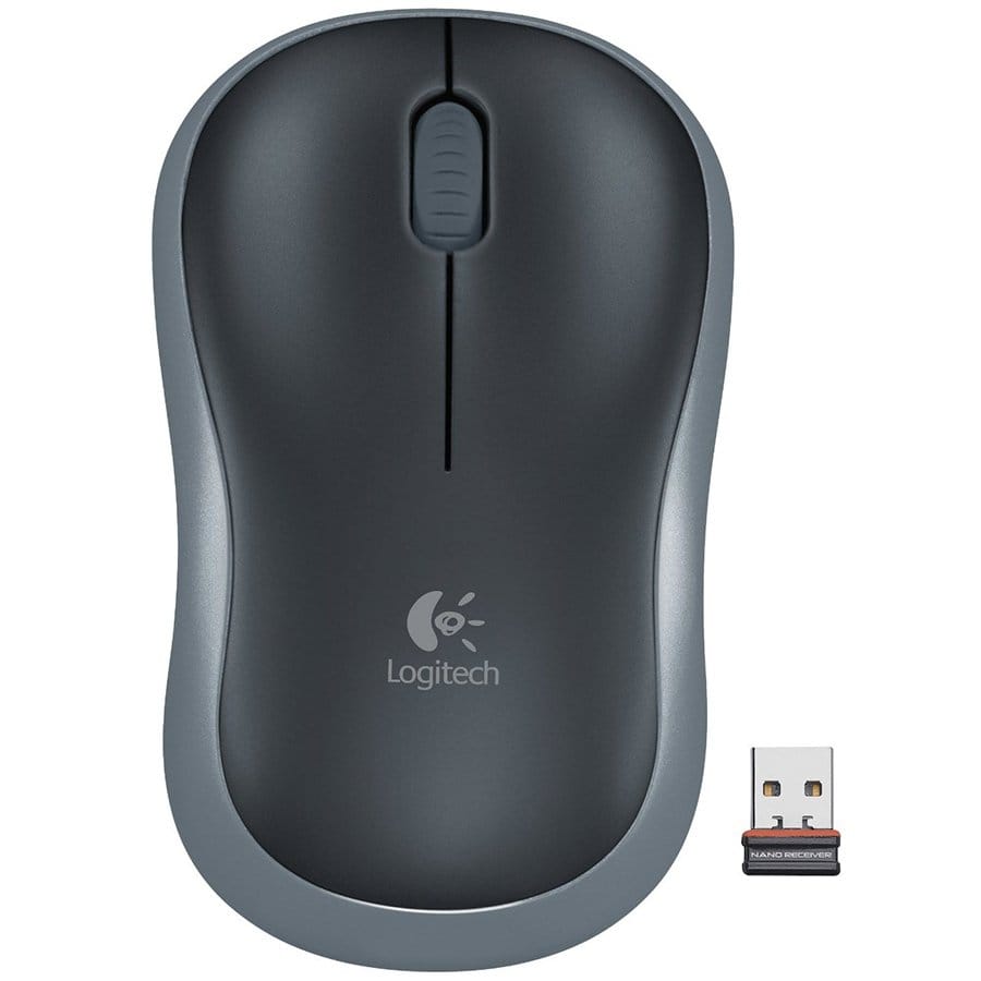 Mouse Wireless Logitech M185 Gri - Confort și Precizie - imagine 2