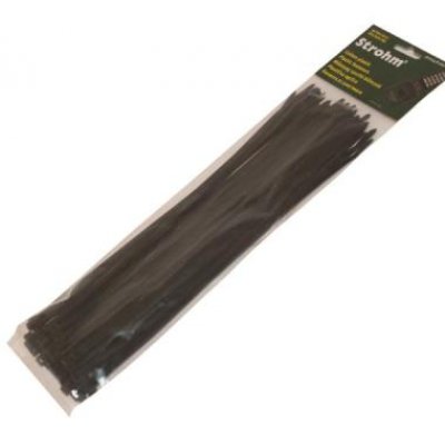 Set 50 Coliere Electrice Strohm, 300mm, Negru