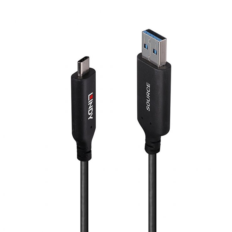 Cablu Optic USB 3.1 A-C 10m Lindy