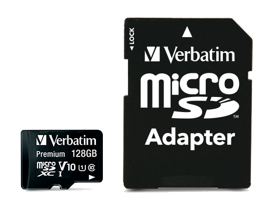 Card SD Verbatim 128GB Clasa 10 cu Adaptor - Stocare Rapidă - imagine 2