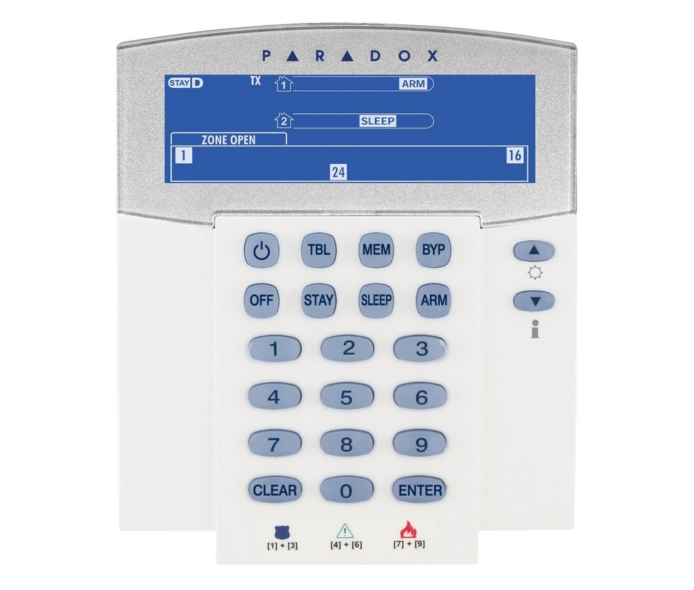 Tastatura Paradox K38 Wireless LCD 32 Zone