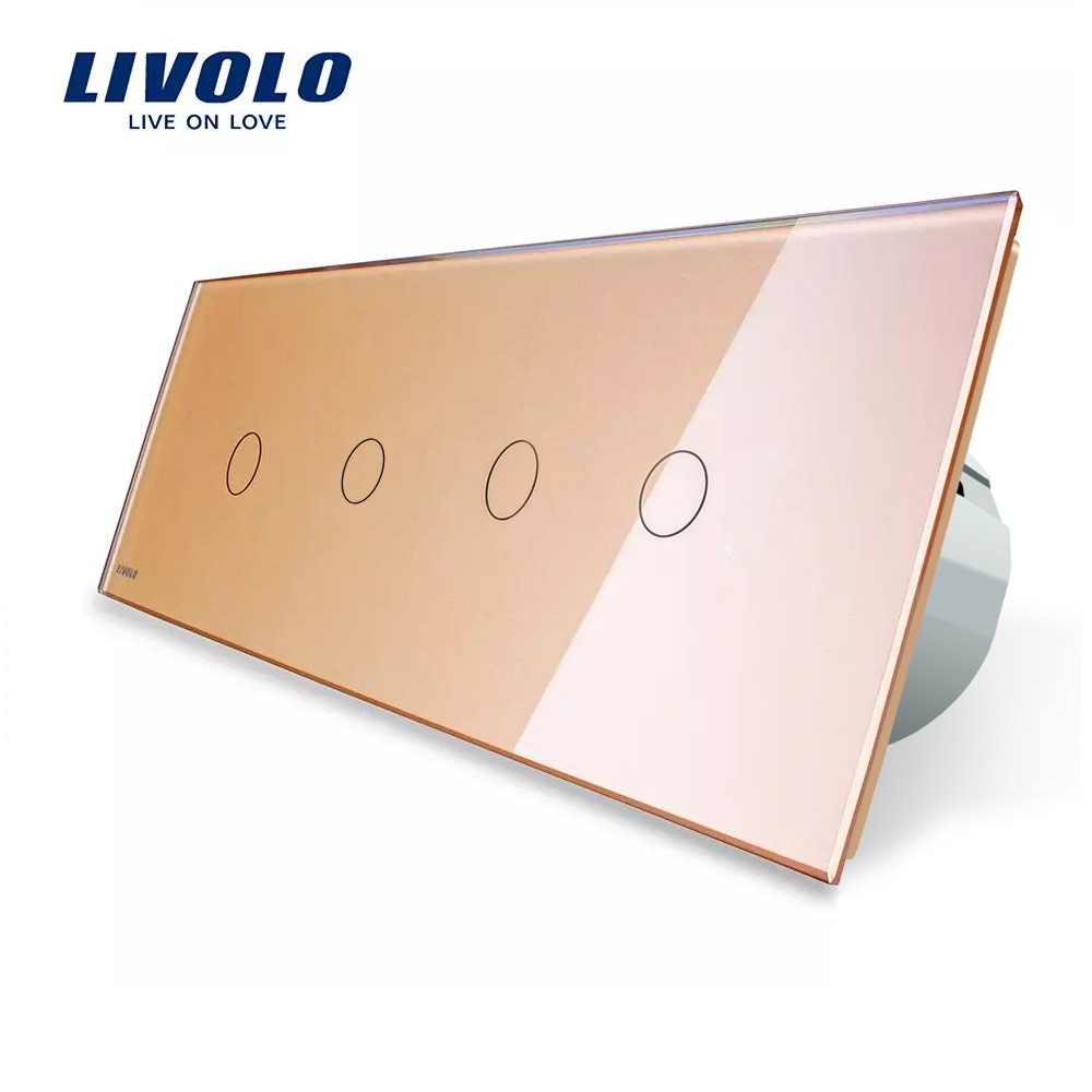 Intrerupator Touch Livolo 4 Butoane, Sticla - imagine 10