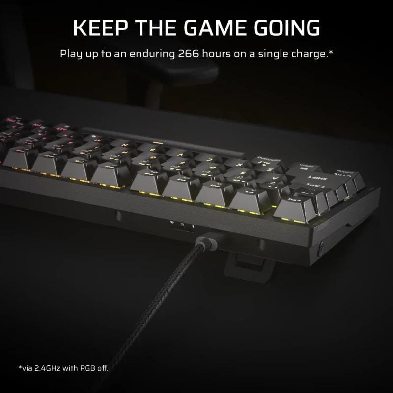 Tastatura Gaming Corsair K65 PLUS Wireless Mecanica RGB - imagine 9