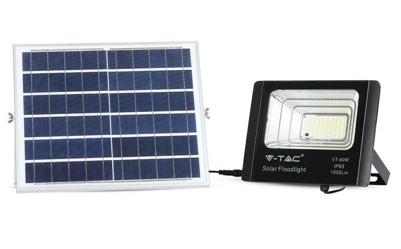 Reflector LED Solar V-Tac 16W, 10000mAh