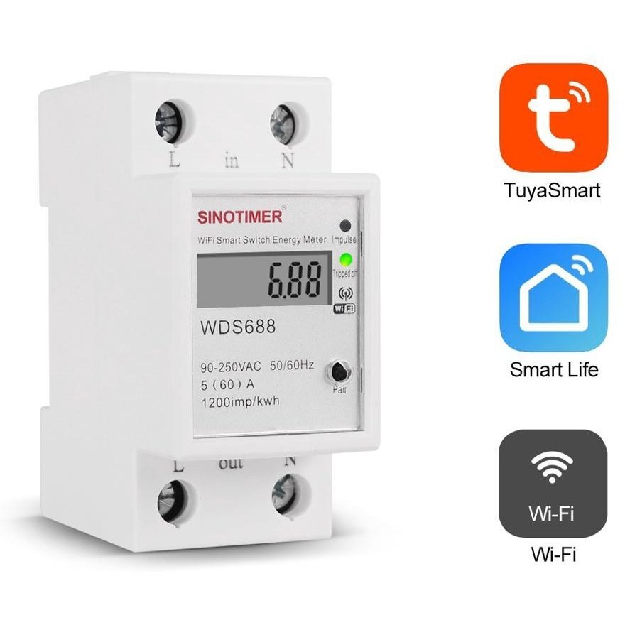 Comutator WiFi Sinotimer WDS688, 5-60A