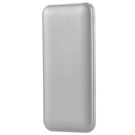 Power Bank V-TAC 10000mAh Argintiu cu Cablu