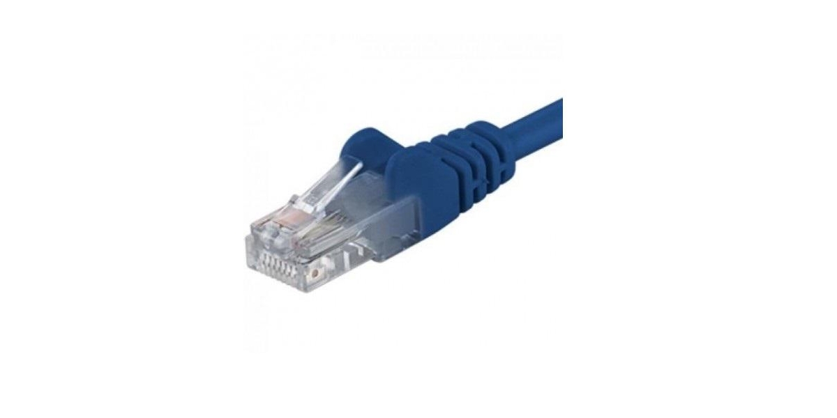 Patchcord UTP Cat.6 1m Albastru Premiumcord - Rețea Gigabit