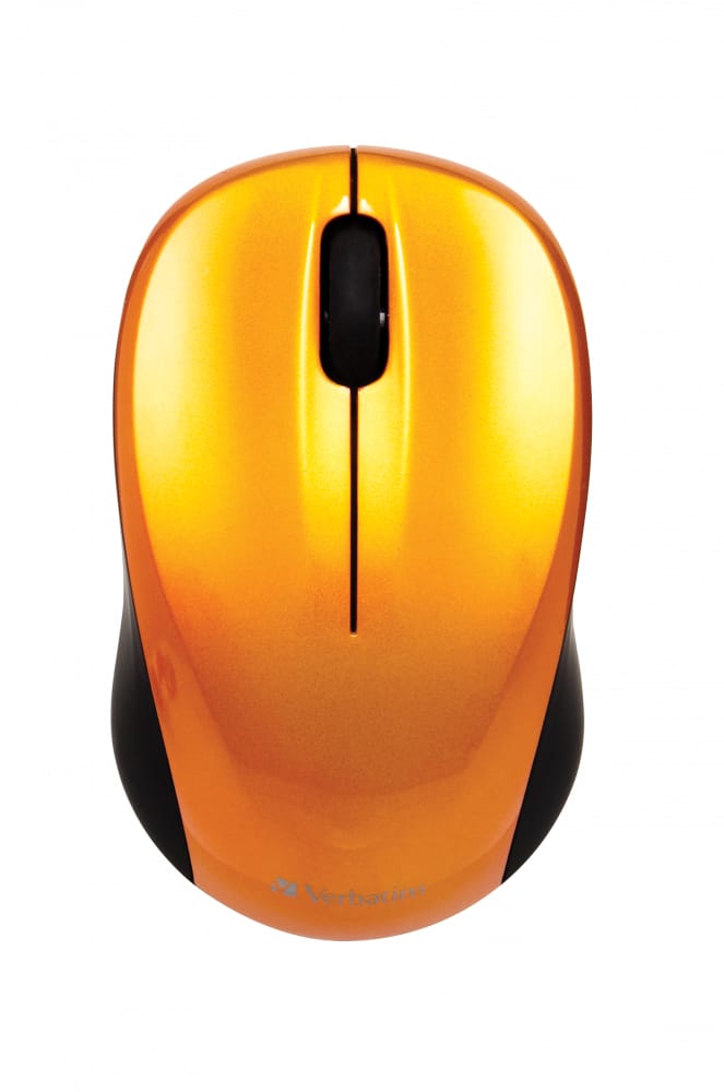 Mouse Wireless Verbatim Nano Portocaliu Vulcanic - 49045 - imagine 5