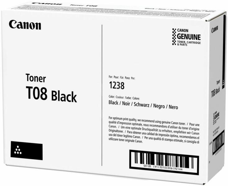 Toner Original Canon CRG-T08 Negru - 11.000 Pagini