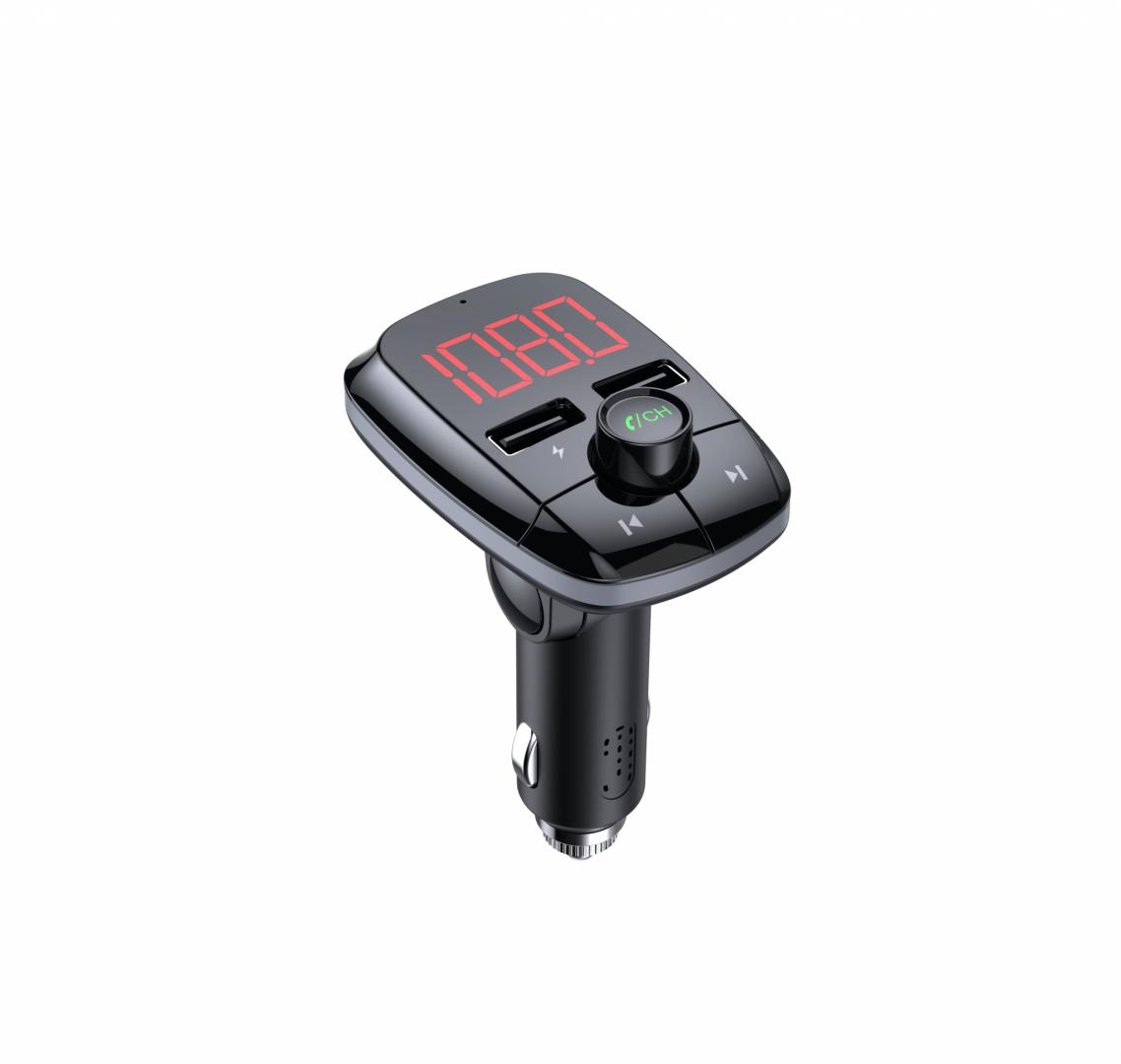 Modulator FM Bluetooth 5.0 Serioux ABFM50 - Handsfree și USB
