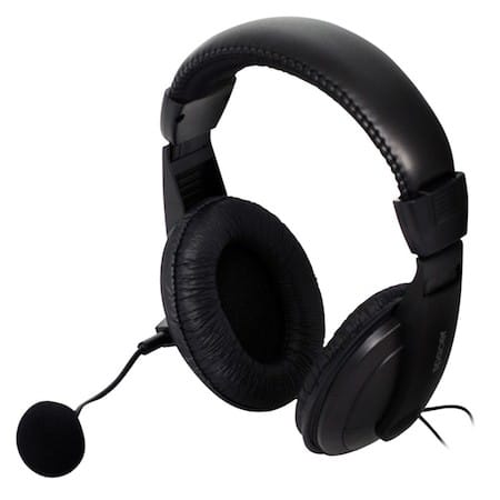 Căști Spacer SPK-222 cu Microfon, Stereo, Jack 3.5 mm - Negru - imagine 4