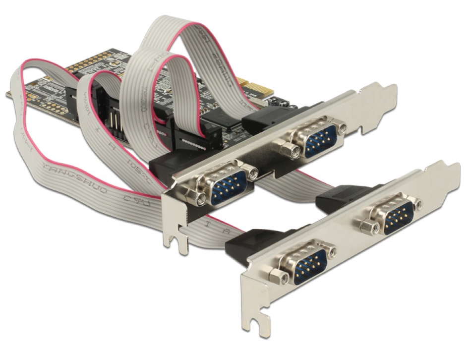 Delock 89178 PCIe cu 4x Serial RS232