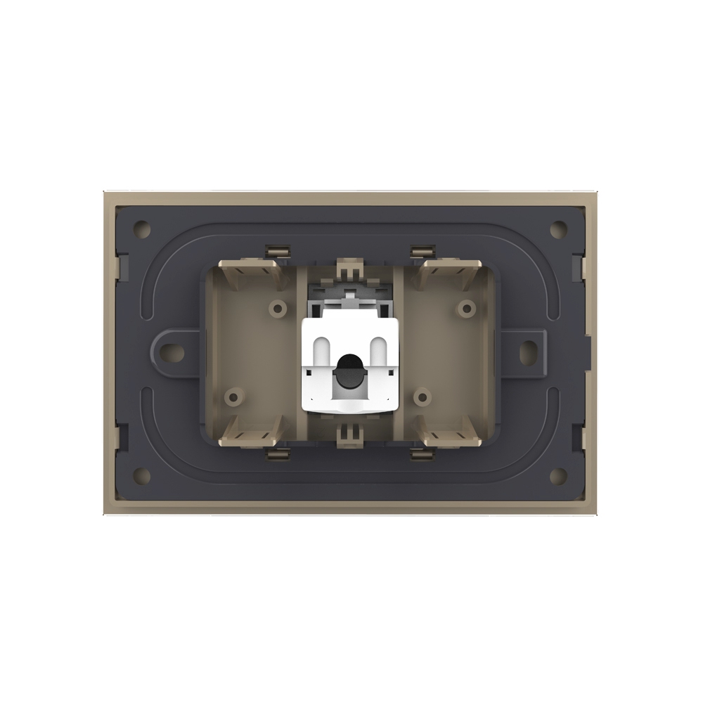 Priza Internet Livolo Cat6, Rama Sticlă, 10GB/s - imagine 12