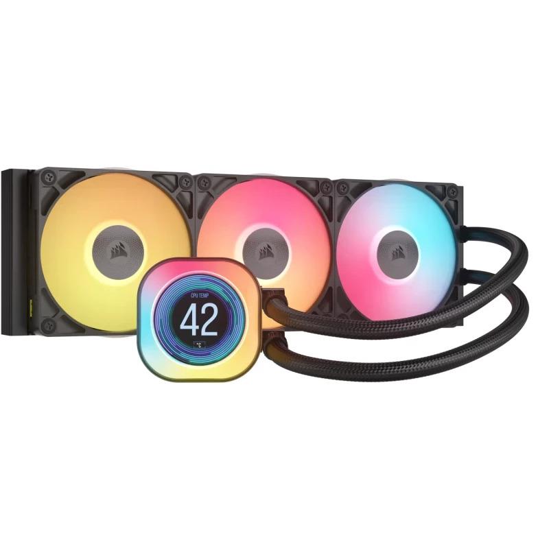 Cooler Corsair iCUE LINK TITAN 360 RX LCD Negru - Performanță Premium