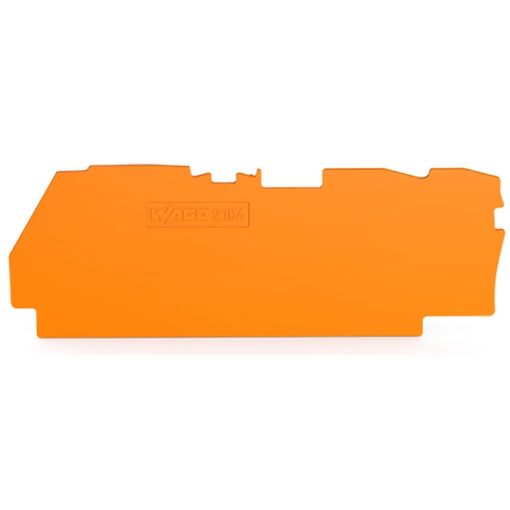 Placă terminală Wago, 1 mm, portocaliu