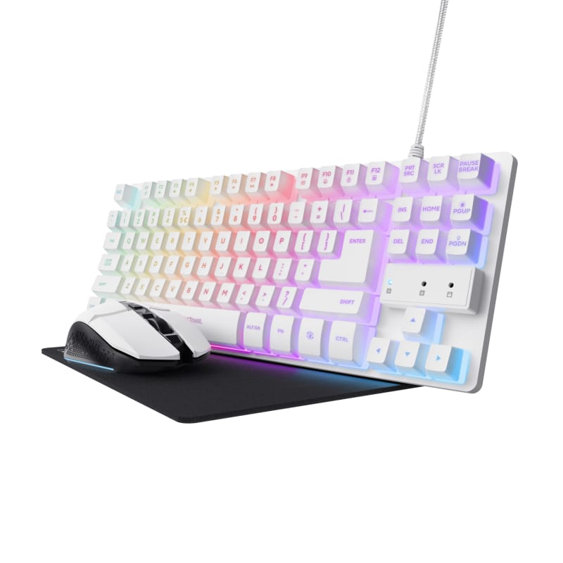 Kit Gaming Trust GXT 794W 3-in-1 - Tastatura, Mouse si Mousepad - imagine 2