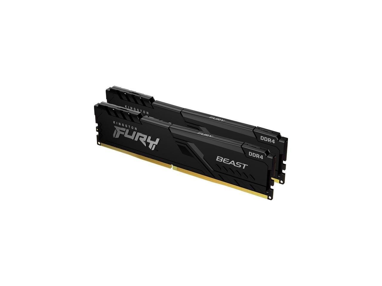 Kingston DDR4 32GB 3200MHz Fury Beast - Performanță Gaming - imagine 2