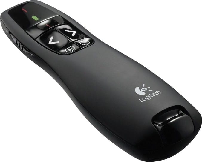 Presenter Wireless Logitech R400, Laser, 15m Rază - Negru - imagine 2