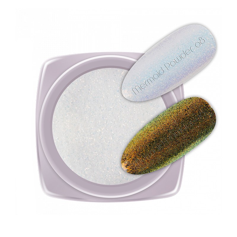 Praf Pigment Mermaid 08 Nailshop | Efect Sirenă