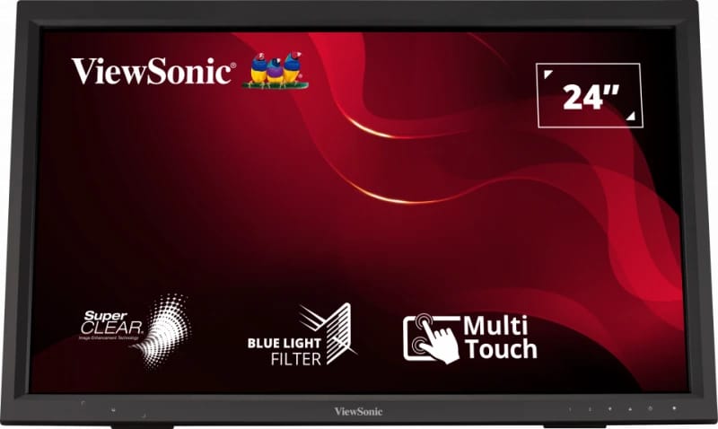 Monitor Tactil ViewSonic TD2423 24" Full HD Touch Negru - imagine 10