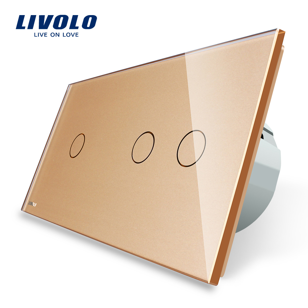 Intrerupator Touch Livolo Sticla Simplu si Dublu - imagine 16