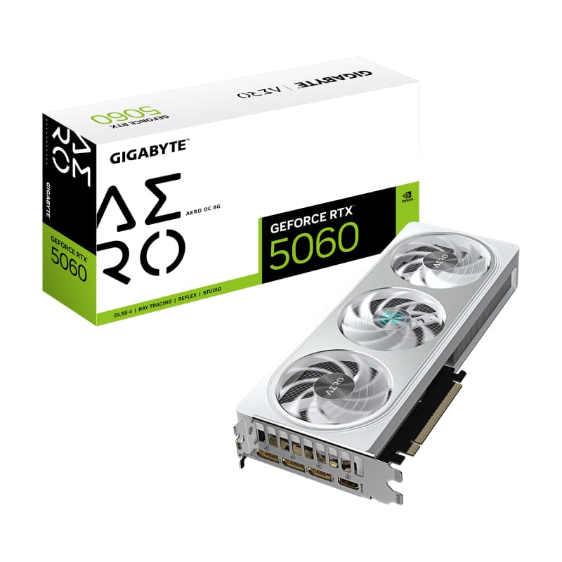 Placă Video RTX 5060 AERO OC 8GB GDDR7 Gigabyte PCIe 5.0 - imagine 2