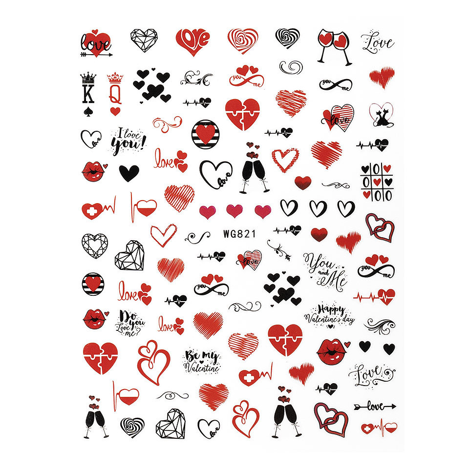 Abtibild Unghii SensoPRO Milano Cosmic Love WG821