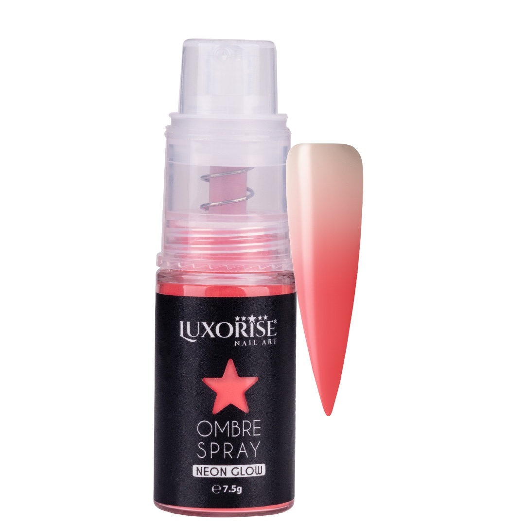 Ombre Spray Nail Art LUXORISE Red