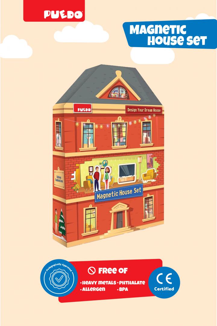 Joc Magnetic Construiește-ți Casa | Generic - Creativitate și