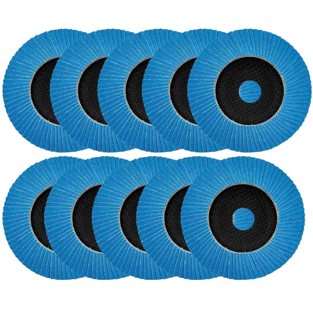 Set 10 discuri lamelare zirconiu Milwaukee 125mm, G120