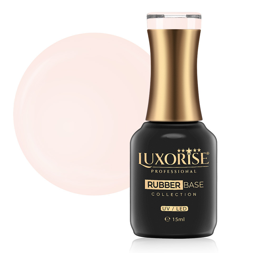 Rubber Base LUXORISE Cashmere Princess 15ml, baza flexibilă