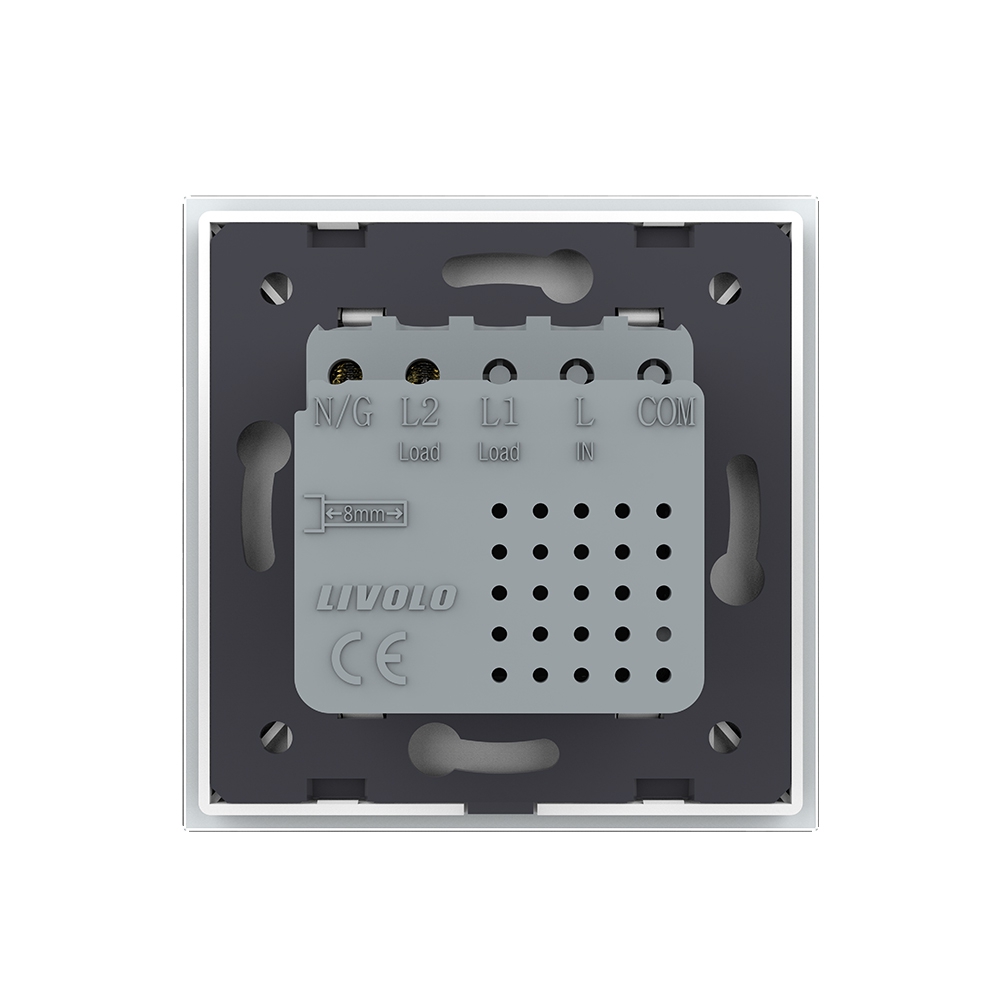 Priza USB-C Livolo Rama Sticla 36W Incarcare Rapida - imagine 4